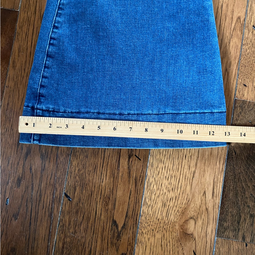 Show Me Your Mumu Farrah Pull On Trousers Jeans Deep End Large - Picture 8 of 10